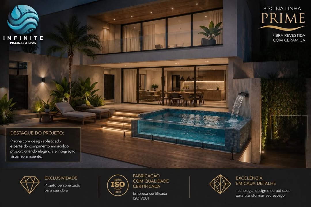 Piscina de Fibra — Infinite Piscinas